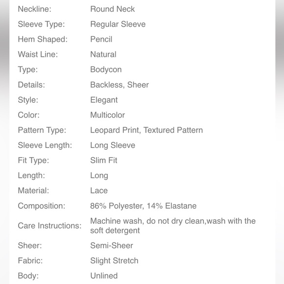 MISSGUIDED Leopard Print Mesh Long Sleeves Maxi Dress - Picture 7 of 7